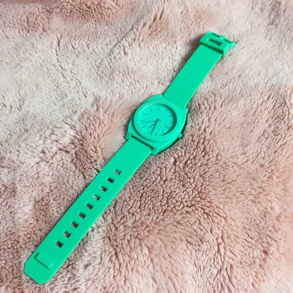 Nixon time teller watch in seafoam